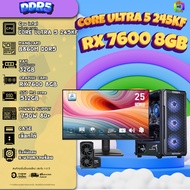 SETCOM + MONITOR BONMECOM2 ครบเซ็ตพร้อมจอ / CPU CORE ULTRA 5 245KF / RX 7600 8GB / Case เลือกแบบได้ค