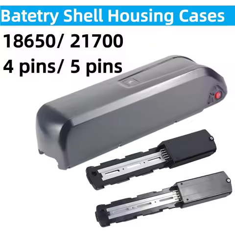 Down Tube Ebike Battery Box 36V 48V 52V Electric Bike Battery Case Housing 4 pins 5 pins Battery Mou