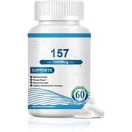157 1000 mg Supplement,, Gluten-Free- 60 Capsules（1 Bottle） G1