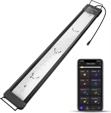 Smart Bluetooth Led Aquarium Light For Freshwater Planted Tanks 30 To 36 Inches With App Control 24 