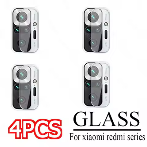 4PCS Camera lens glass for redmi note 7 8 9 pro A1+ note 10t 9T 5G X3 M4 Pro protective film for xia
