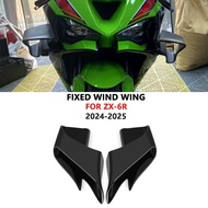 For ZX-6R 2024 ZX6R 2025 zx6r 636 2024 ZX636 2025 Motorcycle Downforce Naked Side Spoilers Winglet S