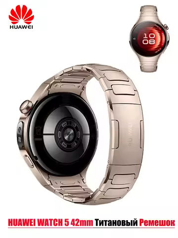 Huawei Original Titanium Strap for Huawei Watch 5 42mm,45g Titanium Watchband for Huawei Watch5 42mm