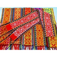 SELAMPAI PENDEK/Selampai Tenun Ngepan Iban 2 meter 14x200cm