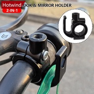 HOTWIND 2-in-1 Universal Motorcycle Hook Scooter & Bike Mirror Base  Saving Hook C4X9