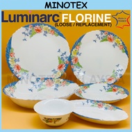 Luminarc Florine Plate/Bowl/Oval Plate/ Luminarc Loose Florine/ Luminarc Florine Replacement / Pinggan Luminarc/ Mangkuk