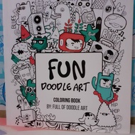 Fun doodle art coloring book