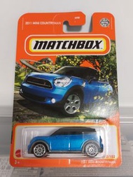 【BMW mini cooper】[新車推介]全新火柴盒藍色寶馬"mini cooper"合金模型玩具車 matchbox blue color 2011 bmw mini cooper countr