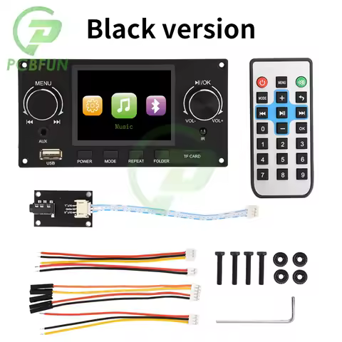 2.8 Inch TFT Color Screen Lossless Audio Decoding Board Module Amplifier Audio Player DC 5-12V Car F