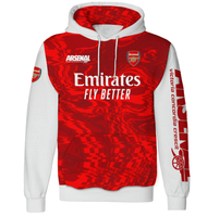XZX180305   Arsenal f.c All Over Printed 3D Hoodie 06