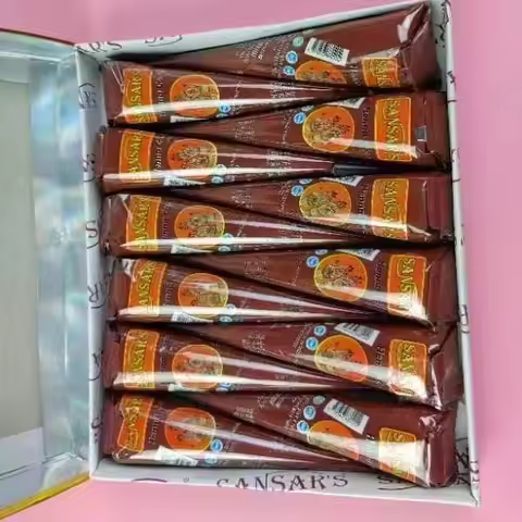 1/3/12Pcs Pure Natural Organic Brown Henna Cream, Brown Henna Tattoo Cream, Temporary Tattoo, Henna 