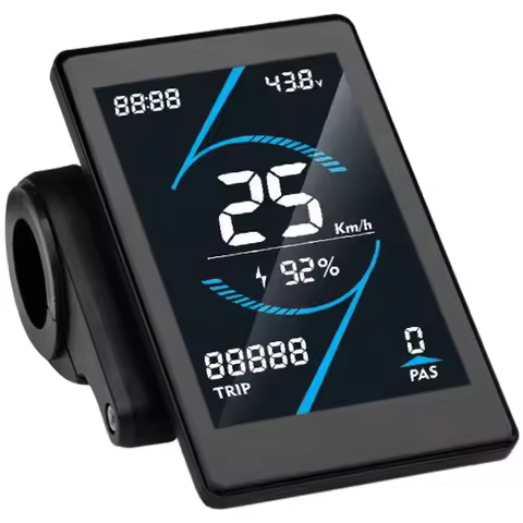 Color Display T5S for Ebike 24V 72V with SM Connector Compatible with For OMD 2 Communication Protoc