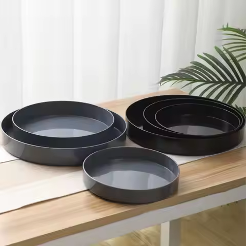 Japanese Flower Vase Ikebana Suiban Bonsai Holder Flower Arrangements Plastic Flower Tray Kitchen Ba