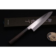 🇯🇵初心【單刃 (片刃) 和牛刀 195mm (亦可當身卸出刃) 白二鋼 雞翅木柄】🔥 日本高級廚刀