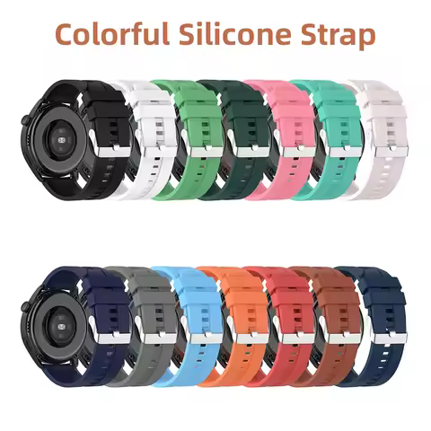 22mm Silicone Strap For Huawei Watch Buds GT 4/3/2 46mm GT2 Pro Replacement Watch Band for Huawei Wa