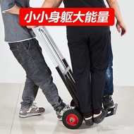 Qing'an Luggage Trolley Hand Buggy Foldable and Portable Trolley Trolley Trolley Shopping Trolley Small Trailer Househol