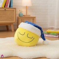 Grace Dozing Dozer Plush Toy Yellow Smiley-Design with Soft Fabric for Kids and Adults