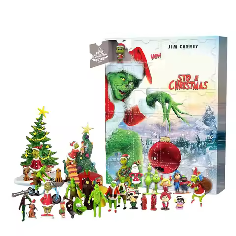 24 Days Christmas Vacation Advent Calendar Home BlindBox Gifts Calendar Decor Room Desk Advent Calen