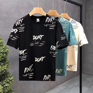 Fashion trend Men's T-shirt Crew neck short sleeve T-shirt printed slim fit T-shirt Baju T Shirt Lelaki