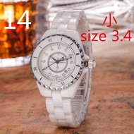 White Ceramic Watch Chanel j12 Ladies Quartz Watch Waterproof Butterfly Buckle Couple Watch 25.12.1