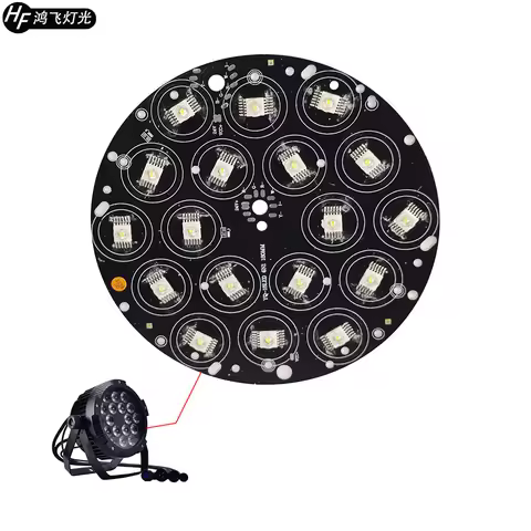 18x18w Waterproof LED par light light board 180mm*180mm RGBWA+UV 6in1