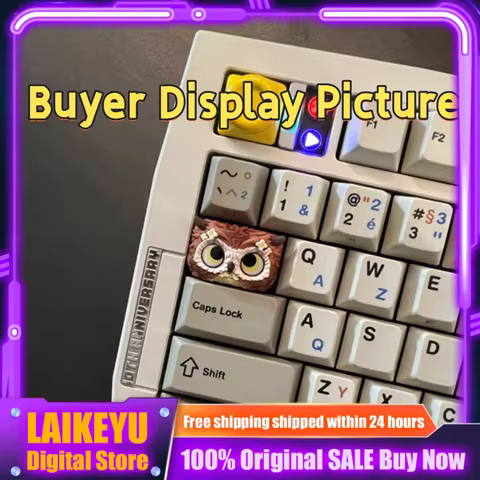 Owl themed keycap tree 1.5U resin mechanical keyboard PC gaming keyboard Accessories collection gift