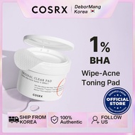 COSRX One Step Original Clear Pad , Willow Bark Water 85.9%, BHA 1.0%, Acne Toner Pads for acne-prone, oily Skin