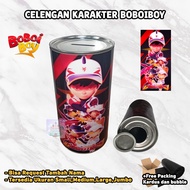 Boboiboy Character Can Piggy Bank Open Close Gift Souvenir