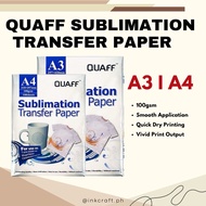 Quaff Sublimation Transfer Paper A4/A3 100gsm