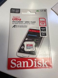 SanDisk 256GB 記憶咭 SD卡 TF 150mb/s