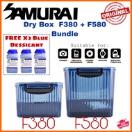 Samurai Dry Box F380/ F380Pro/ F580/ F580Pro Bundle with FREE Blue Silica Gel Bottle(1 Year Local SG
