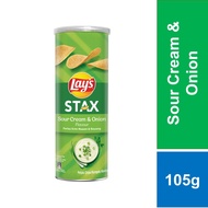 Lays My Stax Sour Cream & Onion 105g