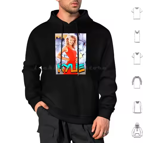 Retro Kylie Minogue Hoodies Long Sleeve Kylie Minogue Kylie Obe Neighbours Tv Show Charlene Robinson
