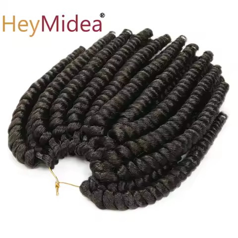 8Inch Havana Twist Crochet Hair Synthetic Havana Curls Braiding Hair Extensions Ombre Senegalese Twi