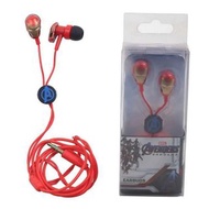 Marvel Iron Man Earbuds Avengers Endgame Limited Edition Wire-controlled Earphone Wired Earphones Stereo In-Ear Sports Ear Buds 3.5mm Bass Audio Plug Dynamic Button Control Cable Surround Sound Headphone Ironman Red 復仇者聯盟限量版通用耳機多功能立體聲有線線控3.5毫米耳筒紅色終局之戰限量版