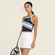 LSE25 Padel Outfit Women Camisole Tank Drifit "3lines navy blue"