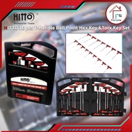 HITTO HBTAK-16 16pcs T-Handle Allen & Torx Key Set/ Allen Key Set