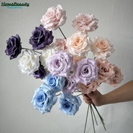 Artificial Flower 3Head Simulation Diamond Rose for Wedding Hall Decorations Waterfall Rose Landscap
