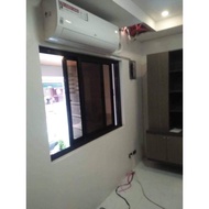 ♜sliding window w/ free screen 80cmx80cm , 100x100cm 120x120cm 60x60cm✭