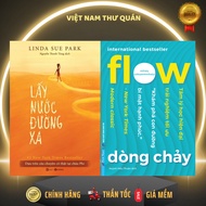 Book - Combo of 2 books - Getting water from a long distance (Thai Ha) + Flow (First News - Tri Viet