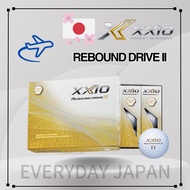 ［Made in JAPAN］SRIXON XXIO REBOUND DRIVE Ⅱ Premium White 1 Dozen(12 Golf Balls) 2023 Model 3 Piece Distance Golf Balls
