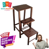 [SHIP DURING MCO] 3V Fully Stainless Steel Step Chair / Stool / Folding Ladder