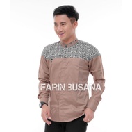 PRIA KEMEJA Koko valcon motif batik Color koko el rumi koko Shirt For Men modern koko Shirt For Adult Men