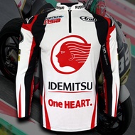 เสื้อแขนยาว MotoGP HONDA-IDEMITSU TEAM ASIA เสื้อโมโตจีพี ทีม อิเดะมิสึ ฮอนด้า #MG0073 รุ่น ก้อง สมเกียรติ จันทรา#35 ไซส์ S-5XL