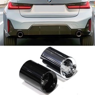 For BMW 3 Series Exhaust Pipe G20 G21 320i 320d 330i 330d 330e Exhaust Tailpipe Muffler Nozzle Decor