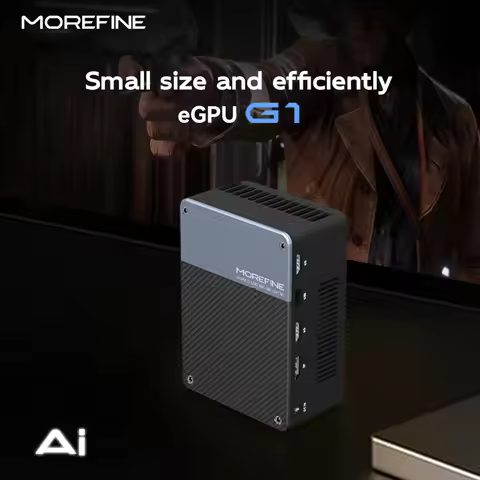 MOREFINE 2025 NEW Mini Pc GPU G1 AI RTX 4090M/4080M/4060 Super Graphics Card 16GB GDDR6 Thunderbolt3