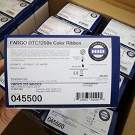 Fargo 045500 YMCKO Color Ribbon 250 prints​ Compatible with DTC1250e