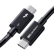 [INTEL認定]CABLEMATTERS80GBPSTHUNDERBOLT5ケーブル-1M、[最大120GBPS帯域幅ブースト・240W充電・8K/4K540HZ]、サンダーボルト5ケーブル、THU