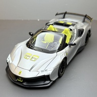 DL 1:24  Ferrari LaFerrari F90XX Convertible Sports Metal Alloy Toys Car Model Diecast Vehicle For B