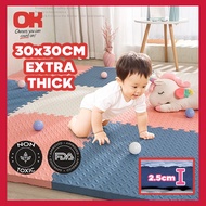 Baby Playmat 2.5cm thick/30x30cm EVA Foam Non Toxic Shock Absorbant Floor Carpet Dustproof